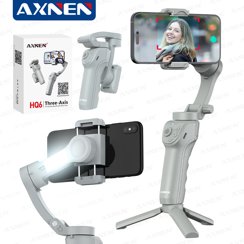 Drone Gimbal For Gopro - HQ6 휴대폰용 3축 짐벌 핸드헬드 안정기,