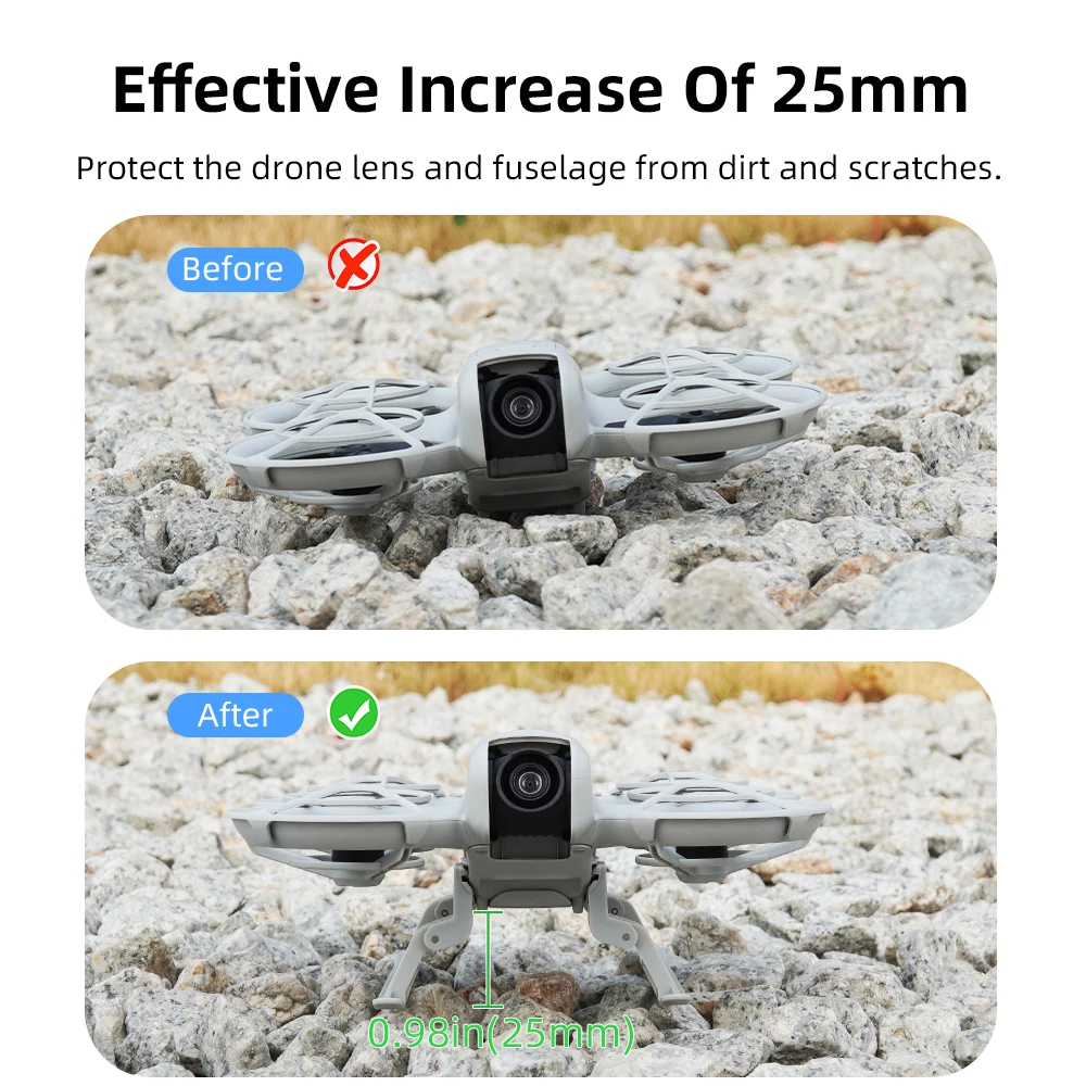 DJI 네오 드론용 접이식 랜딩 기어, 높이 익스텐더, - Drone Gimbal Mount 리뷰 및 가격