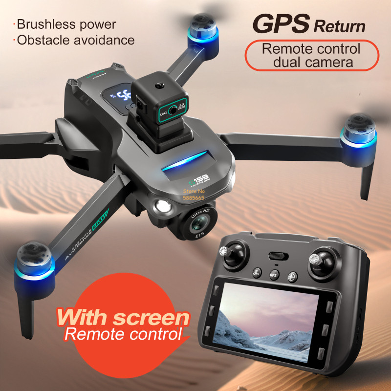 8K 듀얼 카메라 5G WIFI FPV 원격 제어 Qu - Drone Gimbal Brushless 리뷰 및 가격