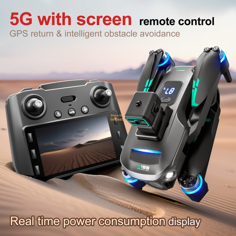 8K 듀얼 카메라 5G WIFI FPV 원격 제어 Qu - Drone Gimbal Brushless 리뷰 및 가격