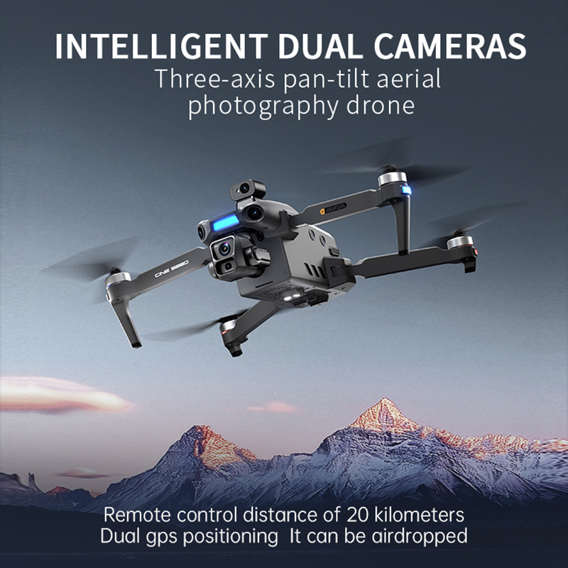 2026년형 새로운 8K 듀얼 카메라 드론, 5.5인치 - Drone Gimbal 3 Axis 리뷰 및 가격