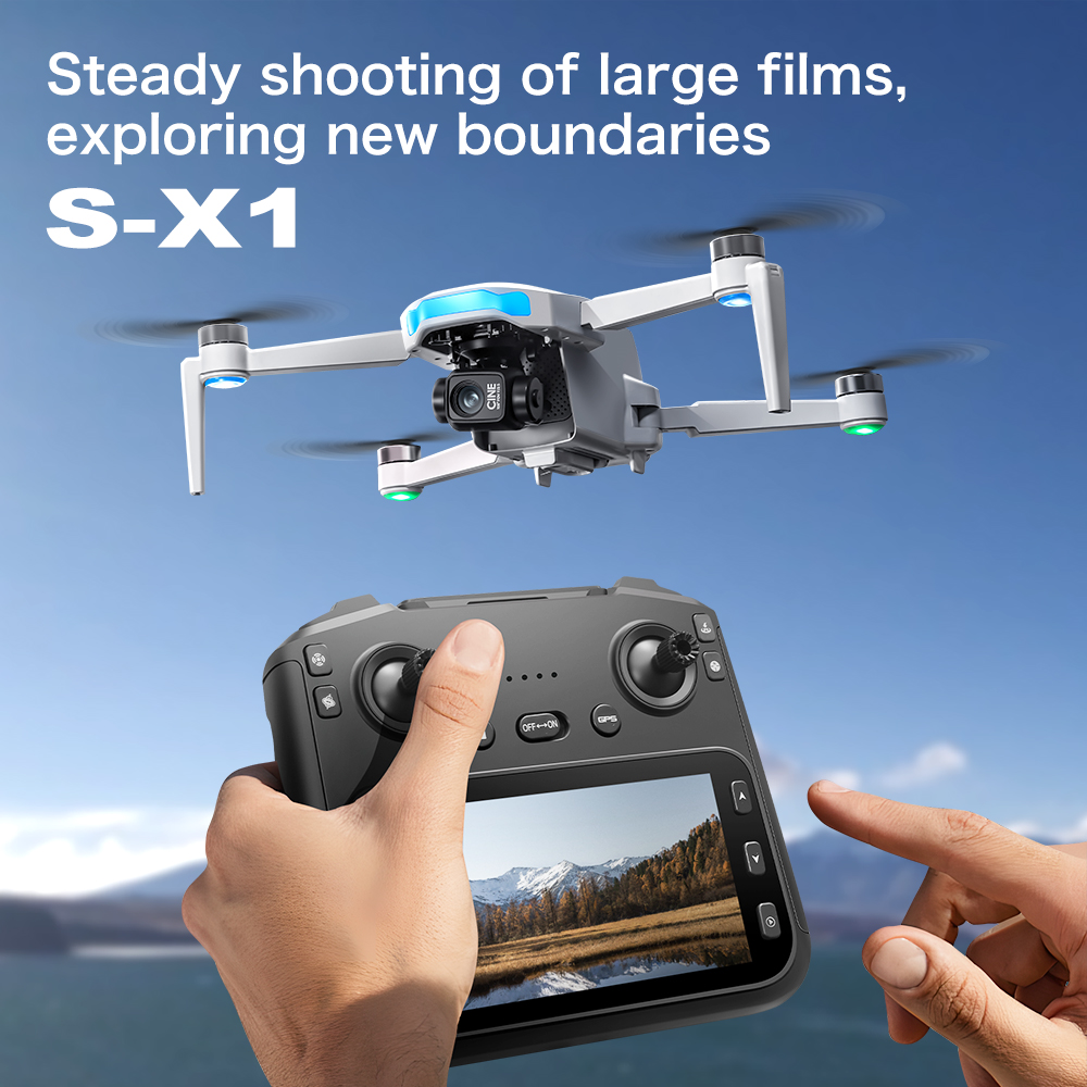 레노버 S-X1 GPS 드론 8K HD 전문가용 카메라 - Drone Gimbal 3 Axis 리뷰 및 가격