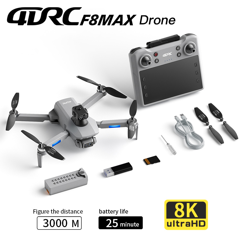 F8 MAX GPS 드론 전문가용 8K 카메라 5G W - Drone Gimbal Brushless 리뷰 및 가격