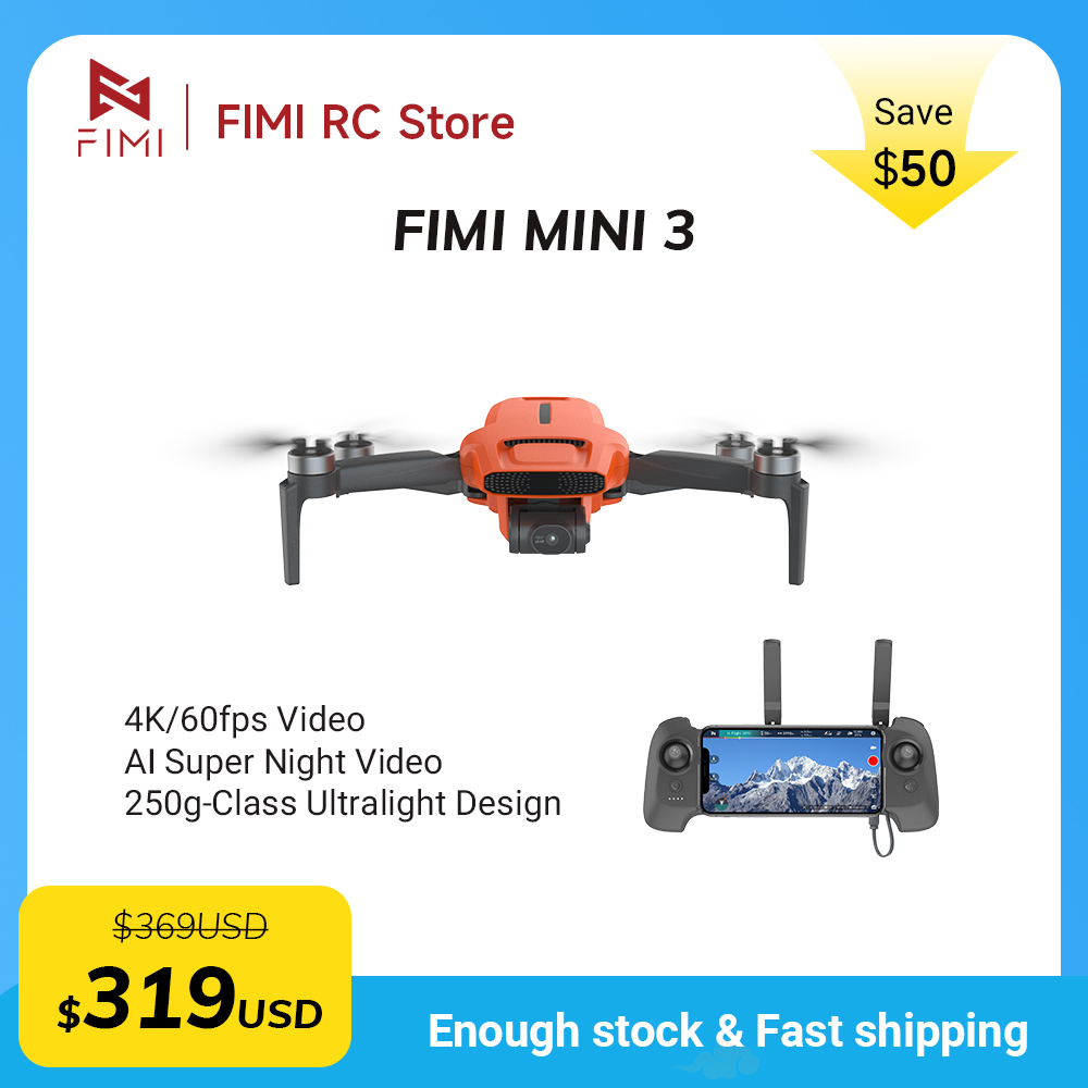 FIMI MINI 3 카메라 드론 4K 60fps 9k - Drone Gimbal 3 Axis 리뷰 및 가격