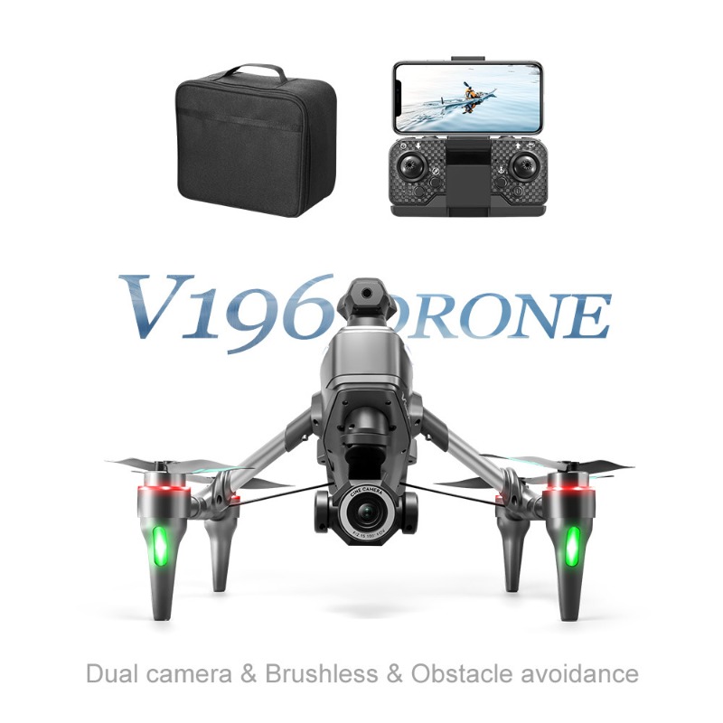 2025 V196 자동 장애물 회피 드론 8K HD 카 - Drone Gimbal Brushless 리뷰 및 가격